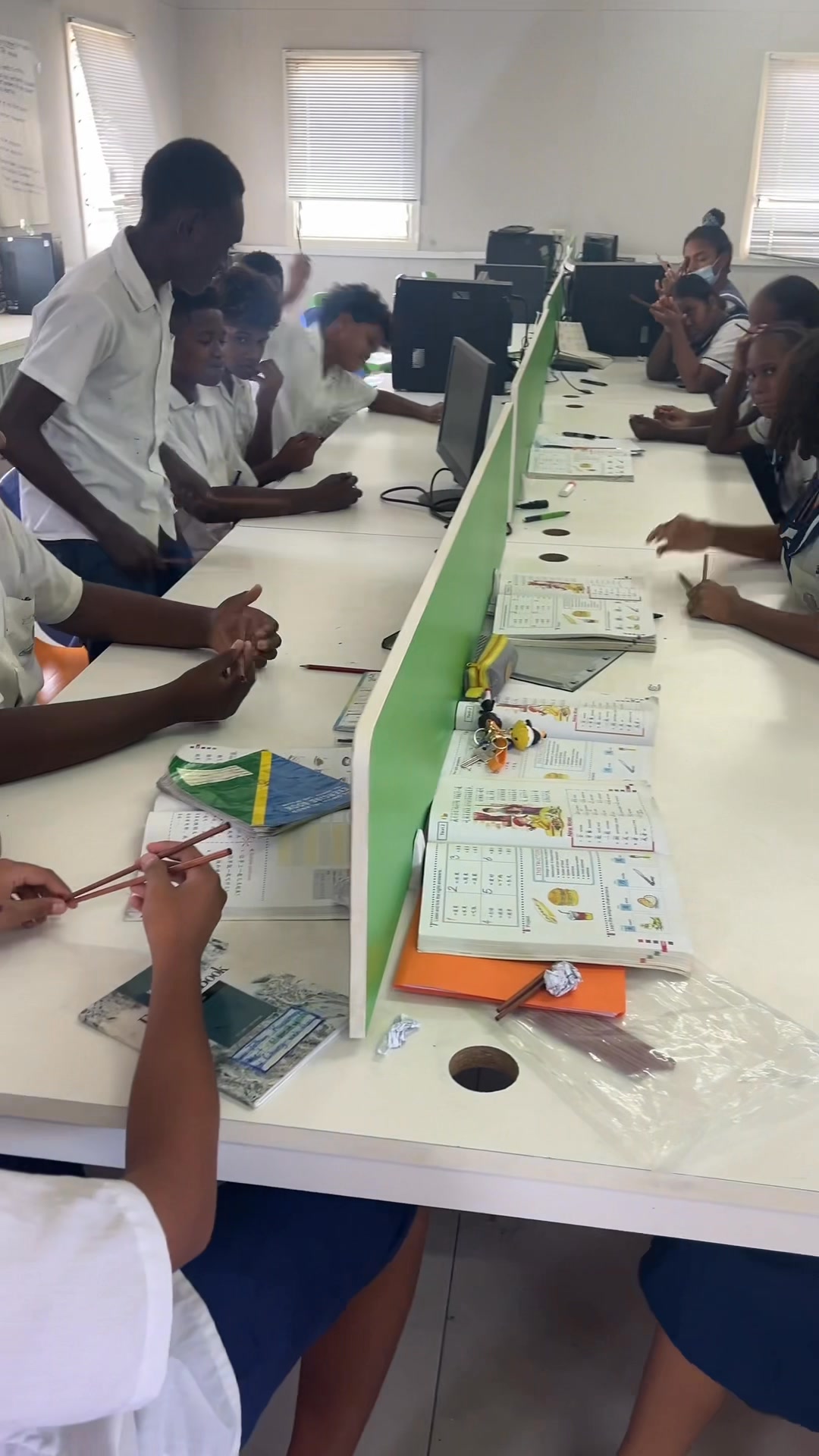 8.5K views · 122 reactions | The students learned to use chopsticks and then participated in an exciting "chopsticks and stone game". | Chung Wah School