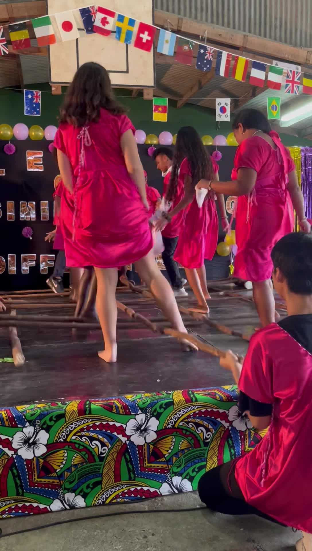 1.6K views · 30 reactions | 🇲🇲 Year 10 showcased a traditional bamboo dance from Myanmar to continue our International Day celebrations at Woodford 

🇸🇧🇫🇯🗿🌺🇬Ǳ