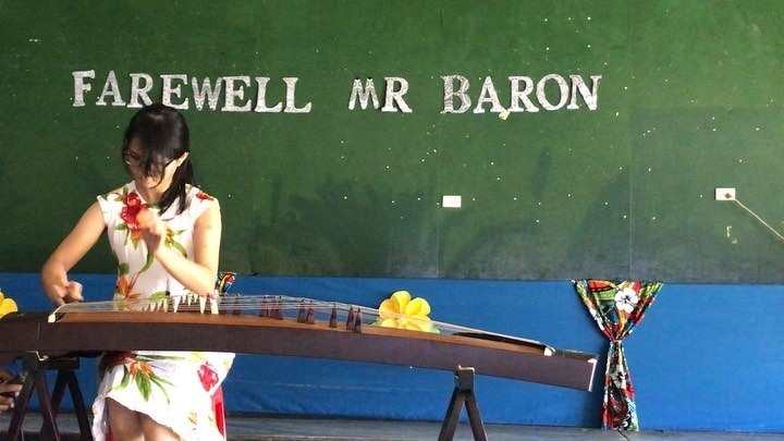 39 reactions | Thank you Mr. Baron!! Yesterday we had a farewell assembly for Mr. Baron, and our primary music teacher Ms. Lungyun performed this ancient instrument called 古箏 gǔzhēng for him. Let’s enjoy thi
