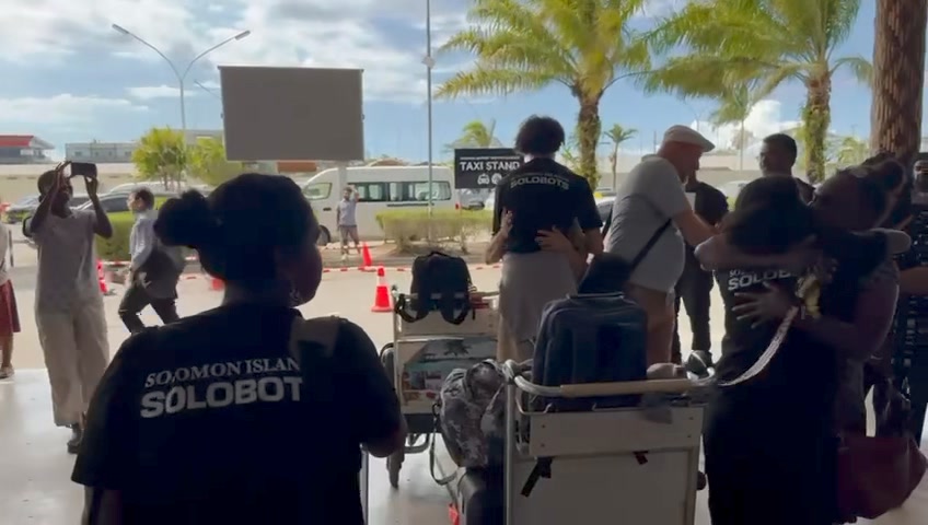 20K views · 319 reactions | 🇸🇧 Our students arrived back to Honiara today, greeted by friends and family…. | Woodford International School