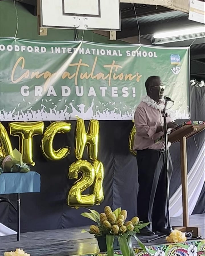 30 reactions | 🇸🇧‘Education is a journey’

We were thrilled to have former Woodford International School student, Dr Transform Aqorau, Vice Chancellor of the Solomon Islands National University (SINU) address o