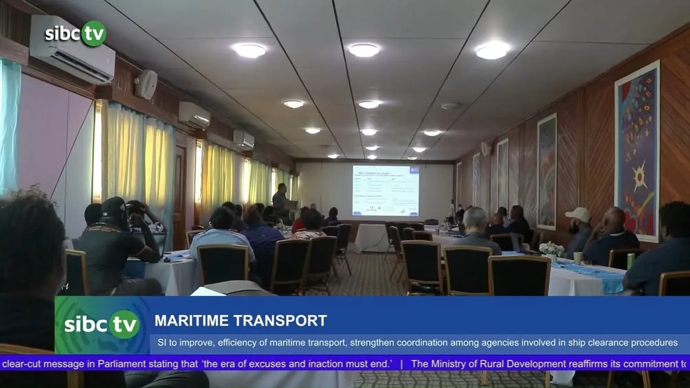 Solomon Islands Reviews Maritime Transport and Ship-Clearance Coordination