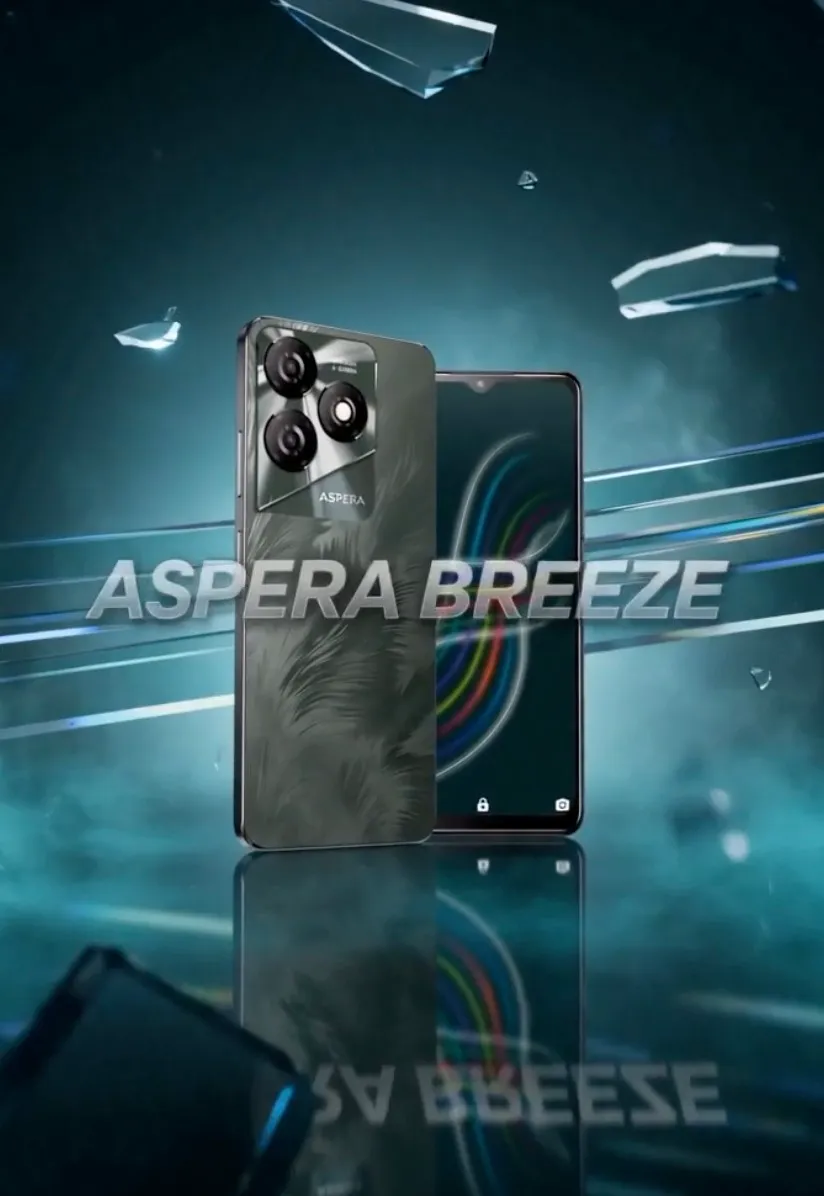 17 reactions | The ALL NEW ASPERA BREEZE is here. 🔥
6.6" HD+ display. 5000mAh battery built to last the day. Dual SIM 4G. Tap-and-pay ready. Free case and screen protector included.
All for $960.
Tag someone who needs an upgrade. &#